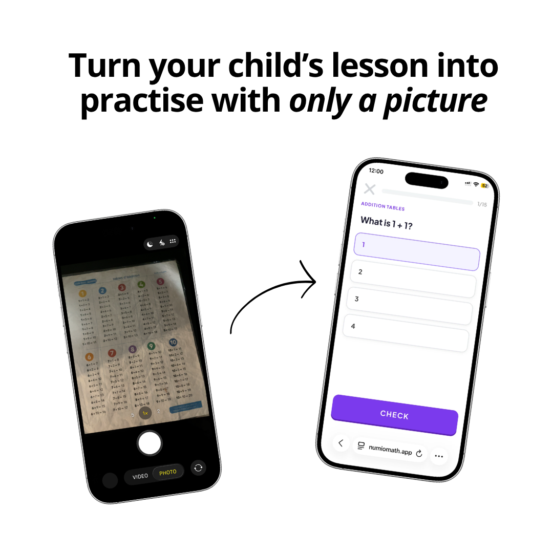 Numio app on phone